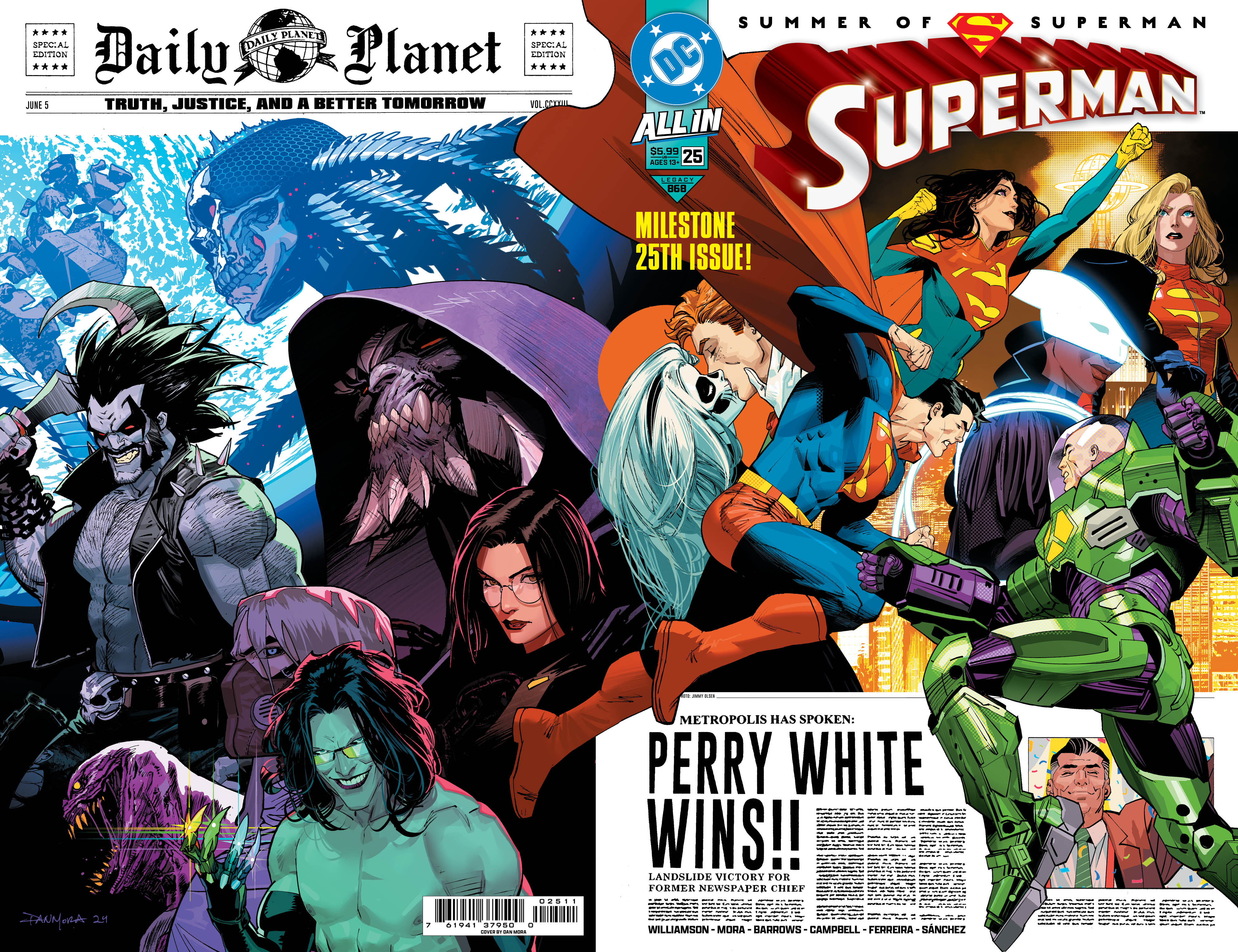 Superman 25 Main Cover (Mora)